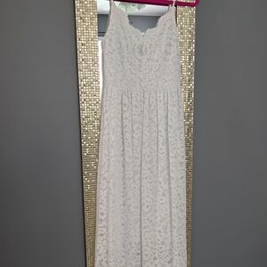 Express White Lace Dress